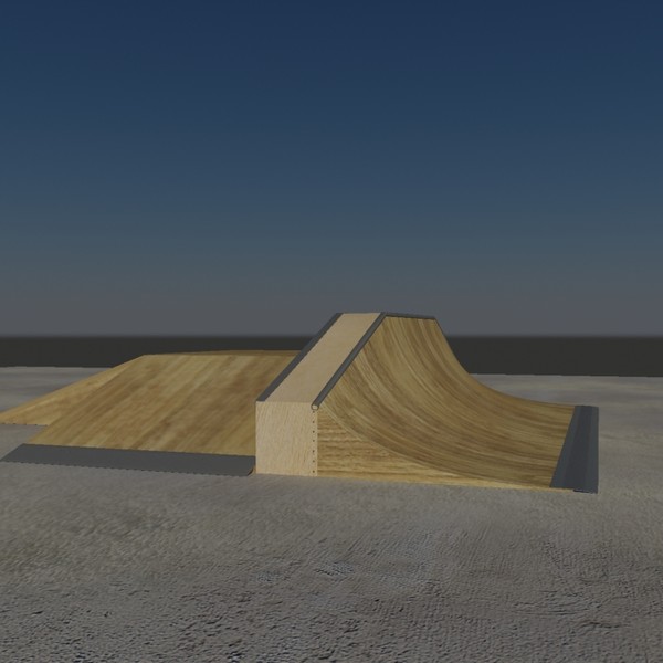 3d model funbox skate - Funbox Ramp & Mini by SuIXo